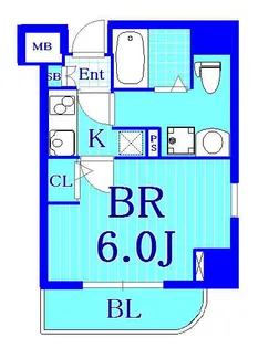 グリフィン横浜サードステージ【6階】の間取り