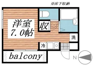 プランタン六町【1階】の間取り