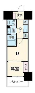 パークアクシス名古屋山王【12階】の間取り