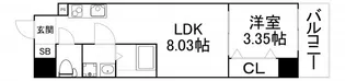 コートエスト都島【3階】の間取り