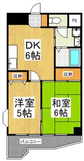 いづみマンション一ツ橋【3階】の間取り