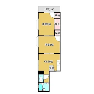 ロイヤルハイム藤【1階】の間取り