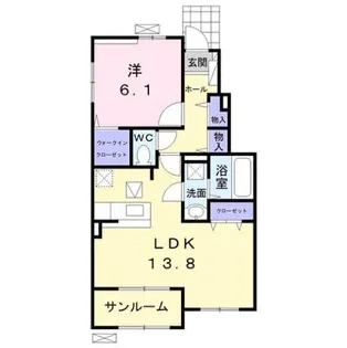 華 II【1階】の間取り