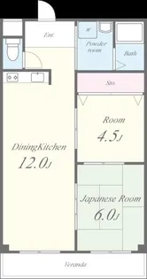 東栄マンション【2階】の間取り