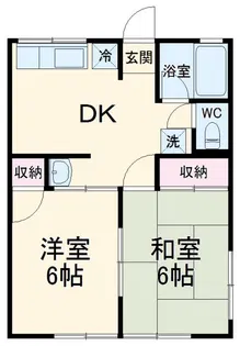 ヤマダB【1階】の間取り