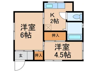 クラッソ徳丸【1階】の間取り