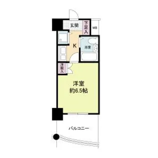 ジョイフル紫野【9階】の間取り