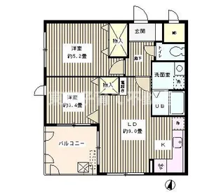 目白台ガーデン【1階】の間取り