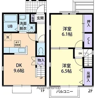 ユニゾン A【2階】の間取り