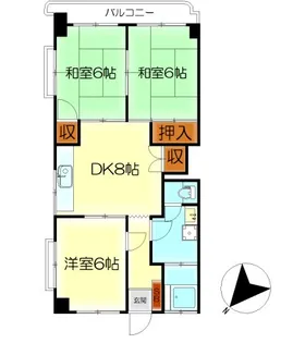 沙羅ビル【3階】の間取り