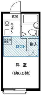 ウィンドひばりヶ丘【1階】の間取り