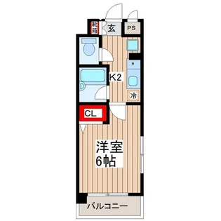 モンシェール錦糸町【4階】の間取り