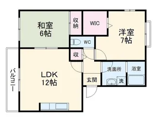 セジュール安井【3階】の間取り