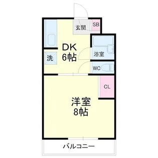 アルバトロス高丘【2階】の間取り