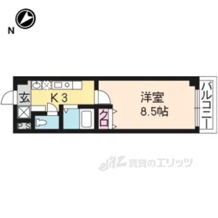 クレアトゥール21【6階】の間取り