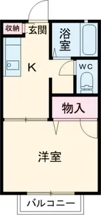 ディアス上戸祭【1階】の間取り