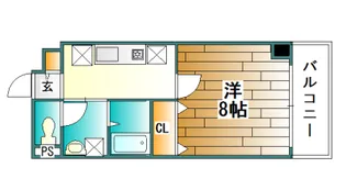 クロスAKT【2階】の間取り
