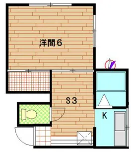 いずみコーポ【1階】の間取り