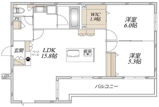 ヘーベルメゾン・カノーラ【2階】の間取り