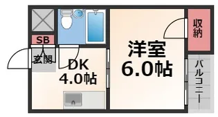 ガーデンハイツ【5階】の間取り