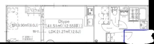 CONTRAIL千住TERRACE【3階】の間取り