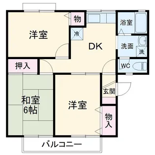 さくらハイツ I【2階】の間取り