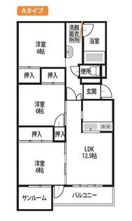 ベターアール沼館【2階】の間取り