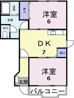 サンシャイン廣畑【1階】の間取り