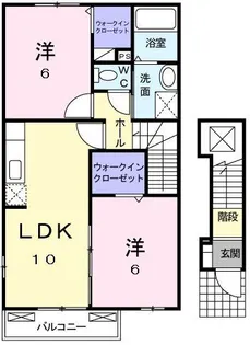 南オレンジタウンIII【2階】の間取り