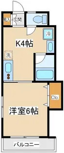 サンパラッツオ伍番館【1階】の間取り