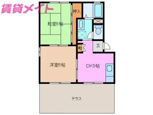 コーポ平和【2階】の間取り