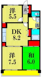 グランドールUNS【11階】の間取り