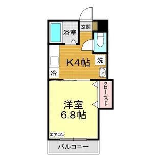 ウェルス西京II【1階】の間取り