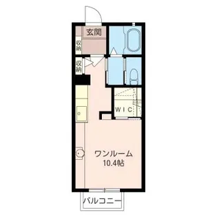 メビュースタウンVIA【2階】の間取り