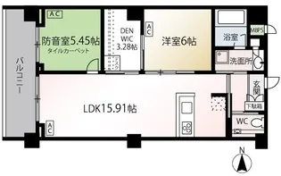 サウンドステージ ケヤキコート【3階】の間取り