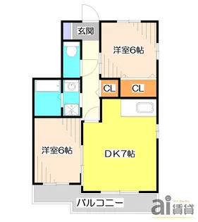 IVY GARDEN【6階】の間取り