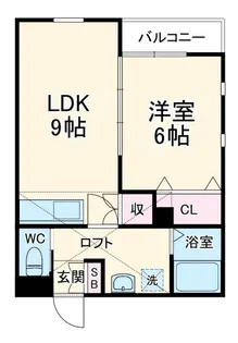 FRIEDEN南行徳【2階】の間取り