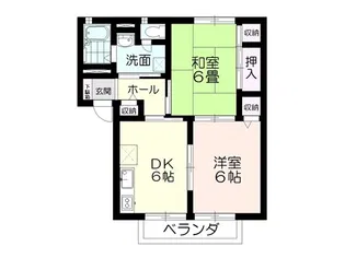 プラナーハイツ【2階】の間取り