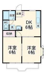 シャトー吹上【2階】の間取り