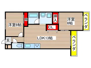 メゾン池上台【1階】の間取り