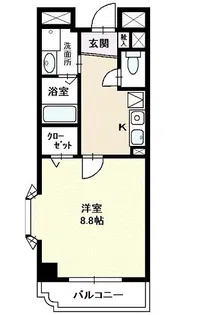 アルト・プエンテ平井【1階】の間取り