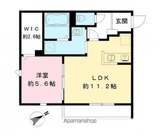 ベル・リヴァージュ【1階】の間取り
