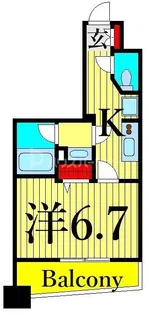 GRAN PASEO町屋【4階】の間取り