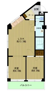 中根P【2階】の間取り