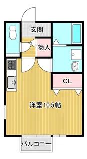 セジュール大師橋【1階】の間取り
