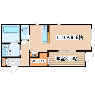 ファームセル【2階】の間取り