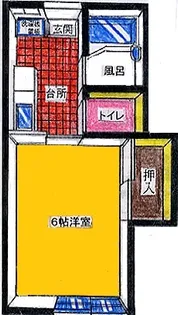 トリニティハイツ【1階】の間取り