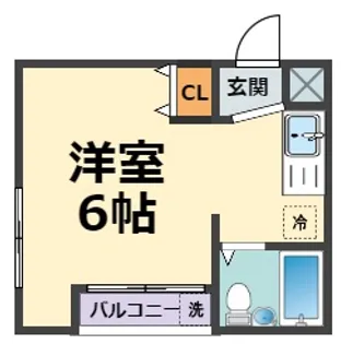 ユニオンビルII【3階】の間取り