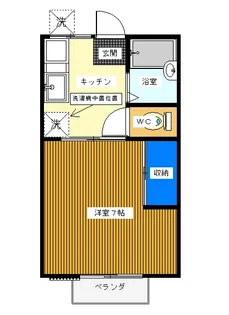 茨城県つくば市春日2【アパート】の間取り