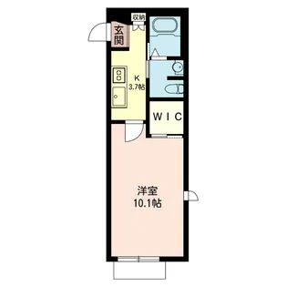 ラフィネK&S【2階】の間取り